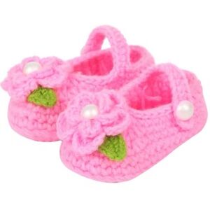 Fashion Comfortable Baby Shoes Handmade Knitting Crochet Newborn